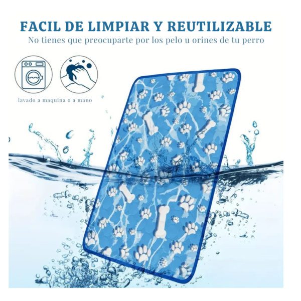 Almohadilla Refrescante para Perros  azul – talla XL  (71 x 101 cm) - Imagen 3