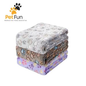 Pack 3 Mantas de Huellas para Perros (77*55 cm)